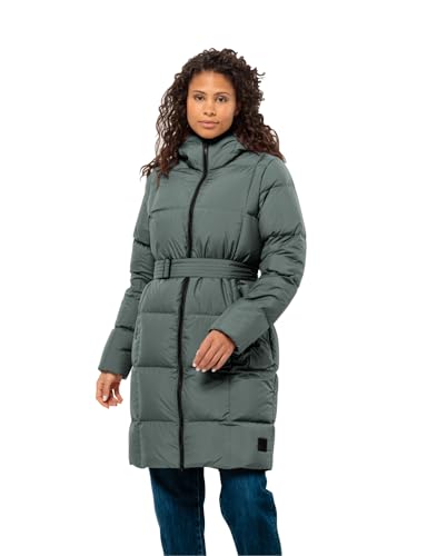 Jack Wolfskin Damen Frozen Lake Coat W Daunenmantel, Slate Green, L EU