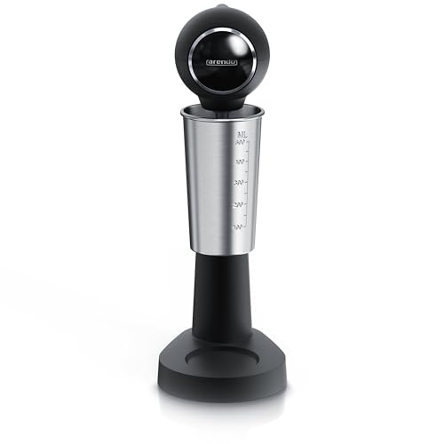 Arendo - Drink Mixer - Eiweiß Shaker - Getränkemixer - elektrischer Standmixer - 500 ml Becher - 22.000 U min - 2 Geschwindigkeitsstufen - Fitness Protein Drinks Smoothies Milchshakes Cocktails