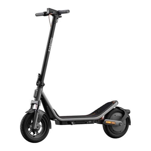 Xiaomi E-Scooter 6 mit Deutscher Straßenzulassung, Reichweite bis 45 km, Federung vorne und hinten, 12-Zoll-Flachreifen, 800 W Spitzenleistung, Doppelfreinungssystem, Faltbarer Roller mit APP