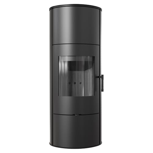 KRATKI Kaminofen aus Stahl Holzofen Rollo 7kW Ø150 BImSchV 2 EEK A schwarz
