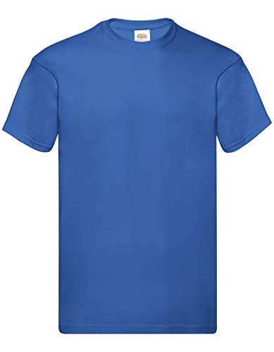 Fruit of the Loom Herren T-Shirt Original T 61-082-0 Royal XL