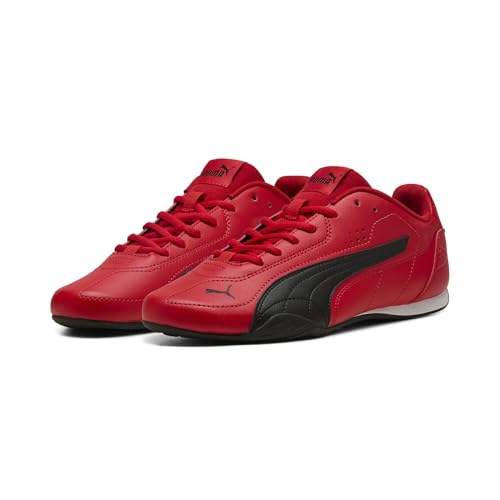 PUMA Catch Leder - Sneaker Erwachsene, Rot (All Time Red x Black), 46 EU