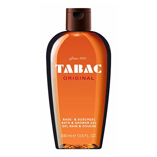 TABAC ORIGINAL Duschgel: Bade- & Showergel für Männer, klassischer Männerduft mit holzig-würzigen Aromen, Feuchtigkeit & Pflege, Made in Germany, 400 ml