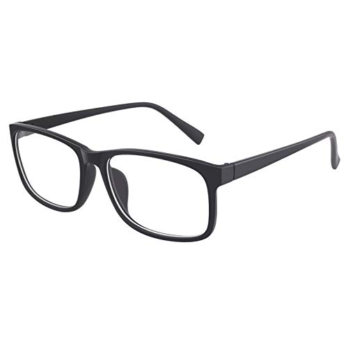 GQUEEN Brille Ohne Stärke Fake Brille Nerdbrille Damen Herren UV400,PO2
