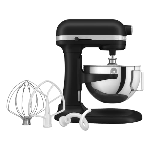 KitchenAid HEAVY DUTY - KÜCHENMASCHINE MIT SCHÜSSELHEBER 5,2 L - MATT SCHWARZ 5KSM55SXXEBM