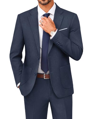 PJ PAUL JONES Anzug Herren 2 Teilig Slim Fit Business Hochzeit Suit Jacket