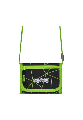 ergobag Brustbeutel Kleingeldfach, mit Sichtfenster, Geldbeutel für Kinder, zum Umhängen, mit Klettverschluss