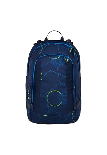 Satch air ab 5. Klasse gepolstert 26L Stauraum standfest Laptopfach Blue Tech - Blau