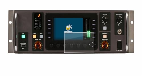 BROTECT Schutzglas für Behringer X32 Rack Schutzfolie Panzer Folie Glas Displayschutz Made in Germany [Kratzfest 9H, Anti-Fingerprint,Transparent]