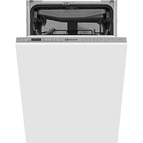 Bauknecht BSIO 3O35 PFE X Vollintegrierter Geschirrspüler /45 cm Breite /PowerClean/ActiveDry/Besteckschublade/Hygieneprogramm/Vollwasserschutz