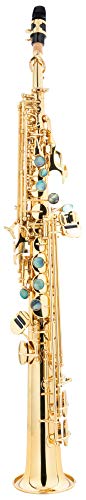 Lechgold LSS-20L Sopran-Saxophon lackiert, Gerades Sopransax aus Messing