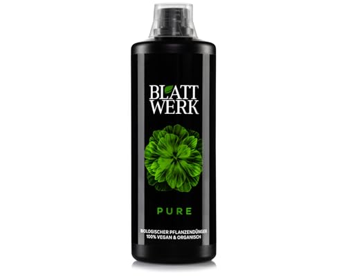 BLATTWERK Pure Biodünger, Universaldünger, veganer und organischer NPK Dünger 1L