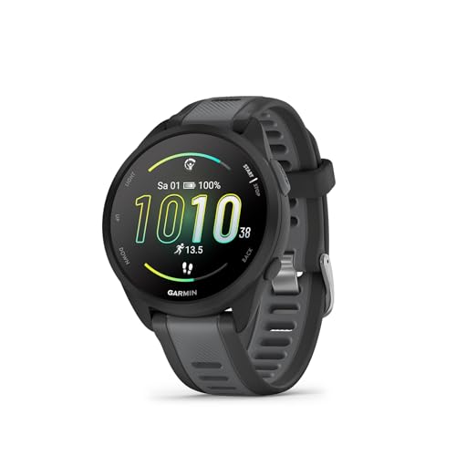 Garmin Forerunner 165 43mm - Lauf-Smartwatch, 1,2