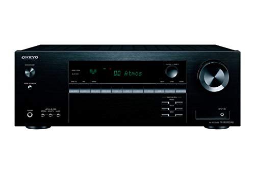 Onkyo TX-SR393DAB 5.2-Kanal AV Receiver (Bluetooth, DTS:X, Hi-Res, Dolby Atmos, DAB+), Schwarz