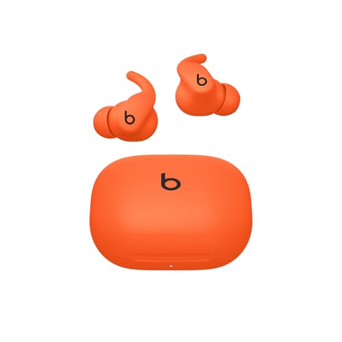 Beats Powerbeats Fit – Kabellose Workout In-Ear Kopfhörer mit Geräuschunterdrückung, IPX4, bis zu 30 Stunden Akkulaufzeit mit Ladecase, kompatibel mit Apple und Android – Knallorange