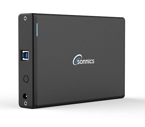 Sonnics 1TB Desktop Externe Festplatte USB 3.0 High Speed für Xbox One, PS4, Windows PC & Mac Schwarz