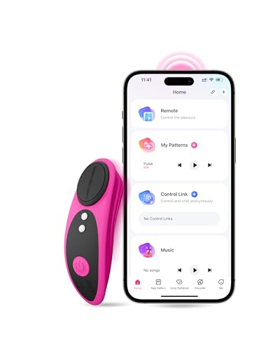 LOVENSE Ferri Mini Bluetooth Butterfly Vibrator mit APP, Tragbarer Ferngesteuerter Slip Vibratoren für Frauen, Unbegrenzte Benutzerdefinierte Vibrationsstufen und Muster
