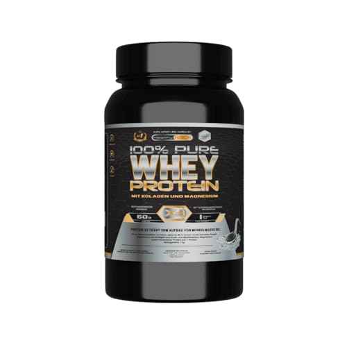 Healthy Fusion, Whey Protein, Reines Whey-Protein mit Kollagen + Magnesium | Verbessert dein Training | Schützt und steigert die Muskelmasse | 1000g Keks