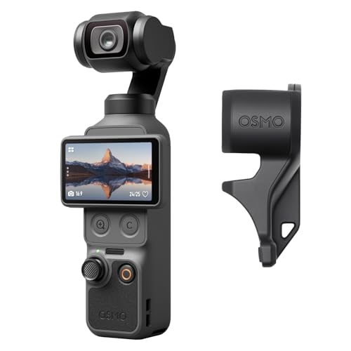 DJI Osmo Pocket 4 Standard Combo, Pocket-Gimbal-Vlog-Kamera, 1″ CMOS und 4K/240fps, 3-Achsen-Stabilisierung, 2× verlustfreier Zoom, 107 GB integrierter Speicher, Videokamera für Fotografie