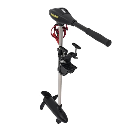 Außenborder Motor 12V 40LBS Wassergekühlter Außenbordmotor 6km/h 1700rpm Elektrobootsmotor Elektromotor für Fischerboote Jollen Schlauchboote