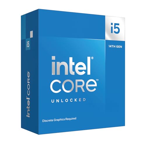 Intel® Core™ i5-14600KF Desktop Processor 14 cores (6 P-cores + 8 E-cores) up to 5.3 GHz