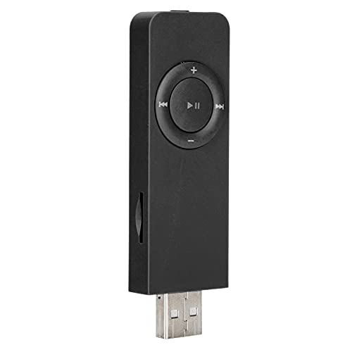 USB mp3 Player Stick für Auto,Mp3 Player USB Stick,Mp3-Player Mit Usb-Mp3-Mp4-Player,Mp3-Musikplayer,Tragbarer Musikmedien-Mp3-Player Mit Lanyard Zum Hören Von Musik (Schwarz)