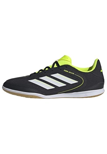 adidas Unisex COPA Indoor Court Club Indoor Football Boots, core Black/FTWR White/Lucid Lemon, 43 1/3 EU