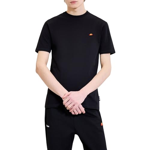 Ellesse Herren Cassica T-Shirt, Kurzarm, Schwarz, XL EU
