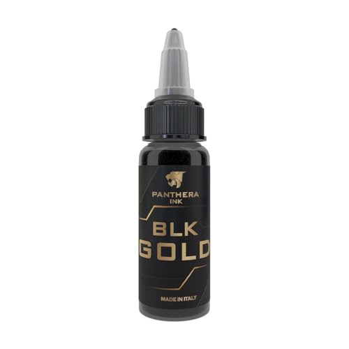 Panthera Black Gold 30 ml Tätowierfarbe – entspricht den Ink-Reach-Vorschriften
