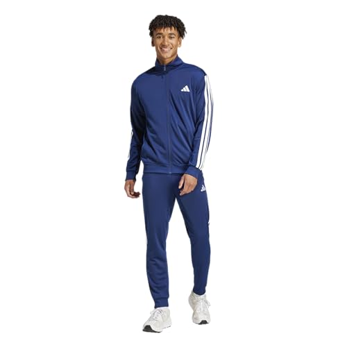 adidas Herren M 3s Tt Trainingsanzug, Dunkelblau, XL EU