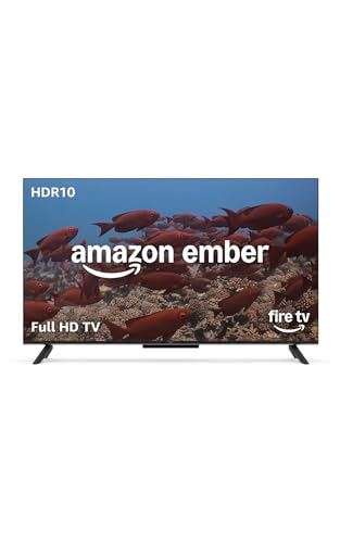Amazon Ember 2-Serie mit Fire TV (neueste Generation), 32-Zoll-Smart-TV in HD mit Alexa-Fernbedienung, schnellem Streaming, Dolby Audio, Ambient-TV und kostenlosem Live-TV