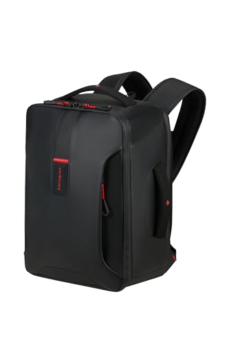 Samsonite Paradiver Light - Ryanair Kabinentasche (40 x 30 x 20 cm, 25 L, 0.80 kg), Untersitz Handgepäck Wizz Air, Vueling & Transavia, Flugzeug Rucksack S Underseat - Schwarz
