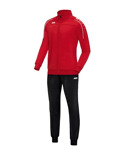 JAKO Unisex Trainingsanzug Polyester Classico, Rot, L