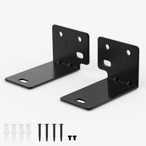 Yaotieci Lautsprecher Wandhalterung Speziell für Bose Soundbar WB-300 500 700 850 900 & SoundTouch 300, Einfache Montage mit Zubehör, bis max 16kg, Perfekt für Bose Smart Soundbars