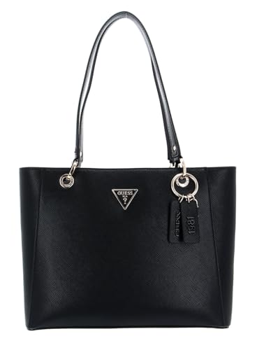 GUESS Women Noelle Noel Tragetasche Bag, Schwarz