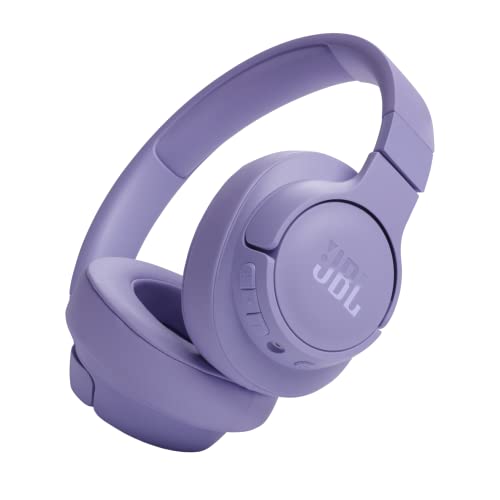 JBL Tune 720 BT Wireless Over-Ear-Kopfhörer – Mit JBL Pure Bass Sound, Bluetooth und leichtem, faltbarem Design – Bis zu 76 Stunden Musikwiedergabe – Lila
