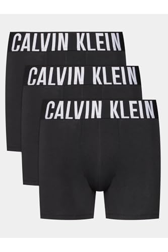 Calvin Klein Herren 3er Pack Boxer Briefs Unterwäsche, Schwarz (Black/Black/Black), XXL