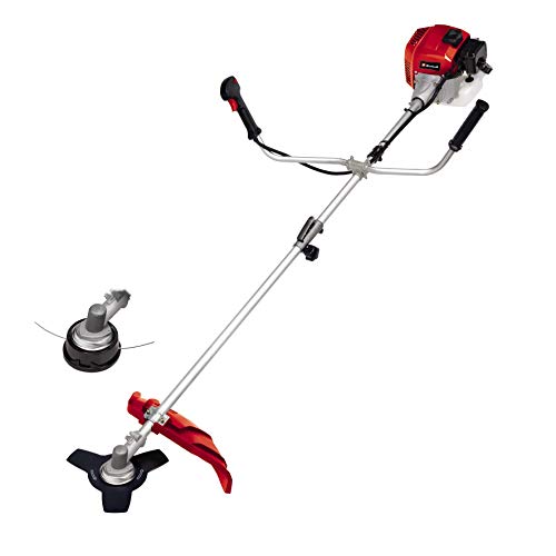 Einhell Benzin-Sense GH-BC 43 AS (1.25 kW, vibrationsarmer 2-Takt Motor, 3-Zahn-Messer, Doppelfadenspule mit Tippautomatik, Quick-Start durch Primer + Auto Choke, Split Shaft)