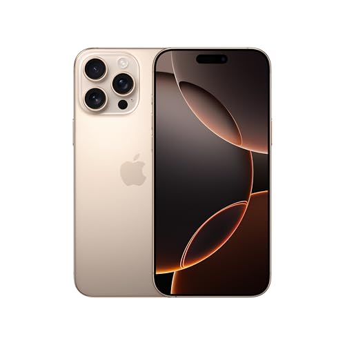 Apple iPhone 16 Pro Max, 256GB, Titan Wüstensand (Generalüberholt)