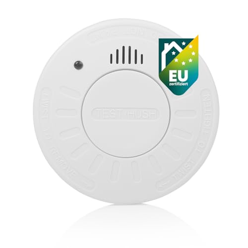 Smartwares Rauchmelder - 85 dB - Optischer Sensor - 10-Jahres-Batterie - Q-Label - 10.025.28