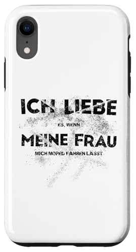 Mopedfahrer Mofaroller Moped Motorrad Mofa Zubehör Moped Hülle für iPhone XR