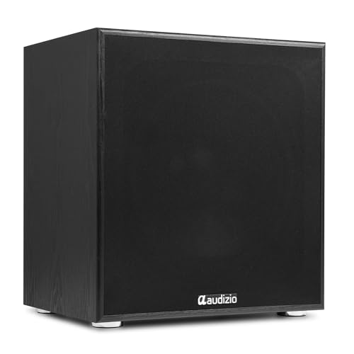 Audizio SHFS15B Subwoofer Aktiv 15 Zoll – 500 Watt Aktiver Subwoofer für Heimkino & HiFi – Kraftvolle Bass Box & Tieftöner bis 20Hz – Active Sub mit Verstärker, Auto. On/Off-Funktion & Crossover