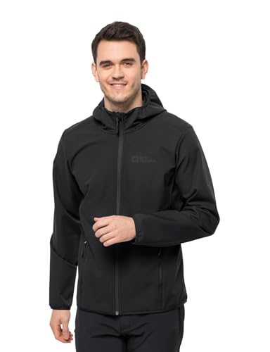 Jack Wolfskin Herren Bornberg Hoody M Jacket, black, L EU