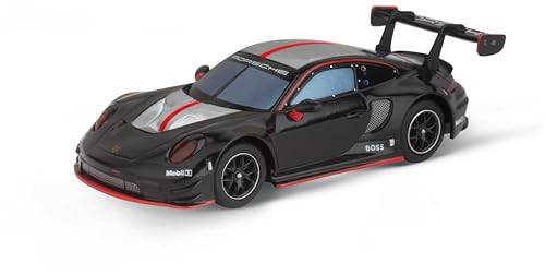 Carrera Hybrid - Porsche 911 GT3 R Black Devil für die HYBRID Bahn, Maßstab 1:50, Front- und Rücklichter, Bis zu 30 Minuten Rennaction, USB-C-Aufladung in 20 Minuten, Mobile App-Steuerung