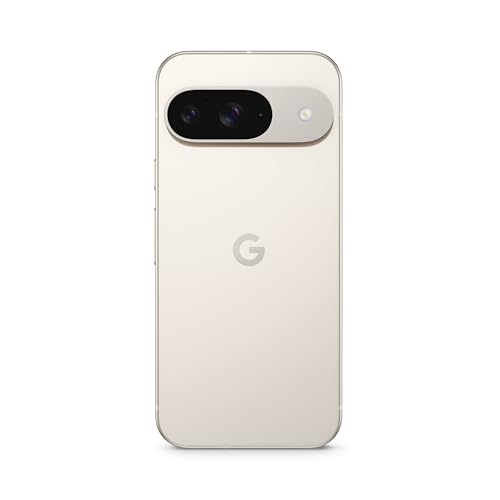 Google Pixel 9 – Android-Smartphone mit Gemini ohne SIM-Lock, erweiterte Kamerafunktion, 24 Stunden Akkulaufzeit und EIN 6,3 Zoll großes Actua-Display – Porcelain, 128GB