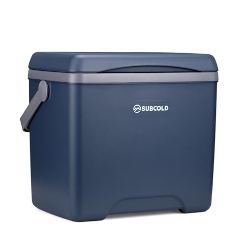 Subcold Chilly28 Kühlbox 28L | 2 Kühlakkus, Tragegriff, Blau