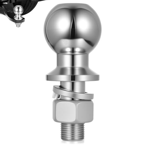 Kugelkopf Anhängerkupplungskugel 50mm 3.5t Anhängerkupplungen, 50mm Kugelkopfbolzen Gerade Ackerschiene Anhängerkupplung Rasentraktoren Kugelkopf Ackerschiene Kupplungskugel, Bis 3.5 Tonnen