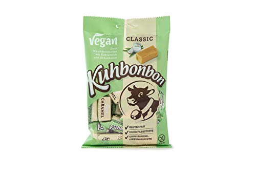 Kuhbonbon Vegan Caramel - Weichkaramellen mit Bio Kokosmilch und Kakaobutter - 165g