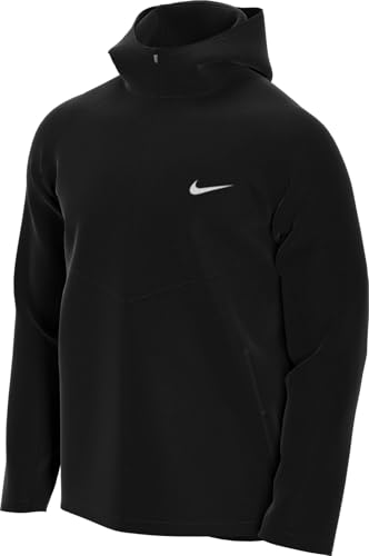 Nike Herren Repel Miler Laufjacke, Black/Black/Reflective Silv, L EU