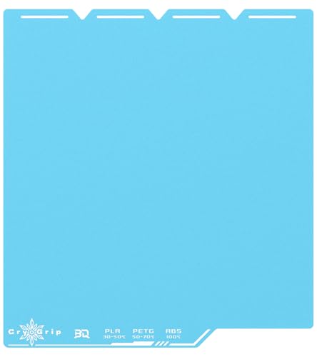 BIQU CryoGrip Pro Frostbite Cold Build Plate for Snap-Maker U1 3D Printer, Spring Steel Sheet, 276X301mm, Room Temperature Printing, Double-Sided